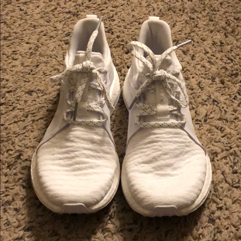 COPY - Full white Adidas shoes